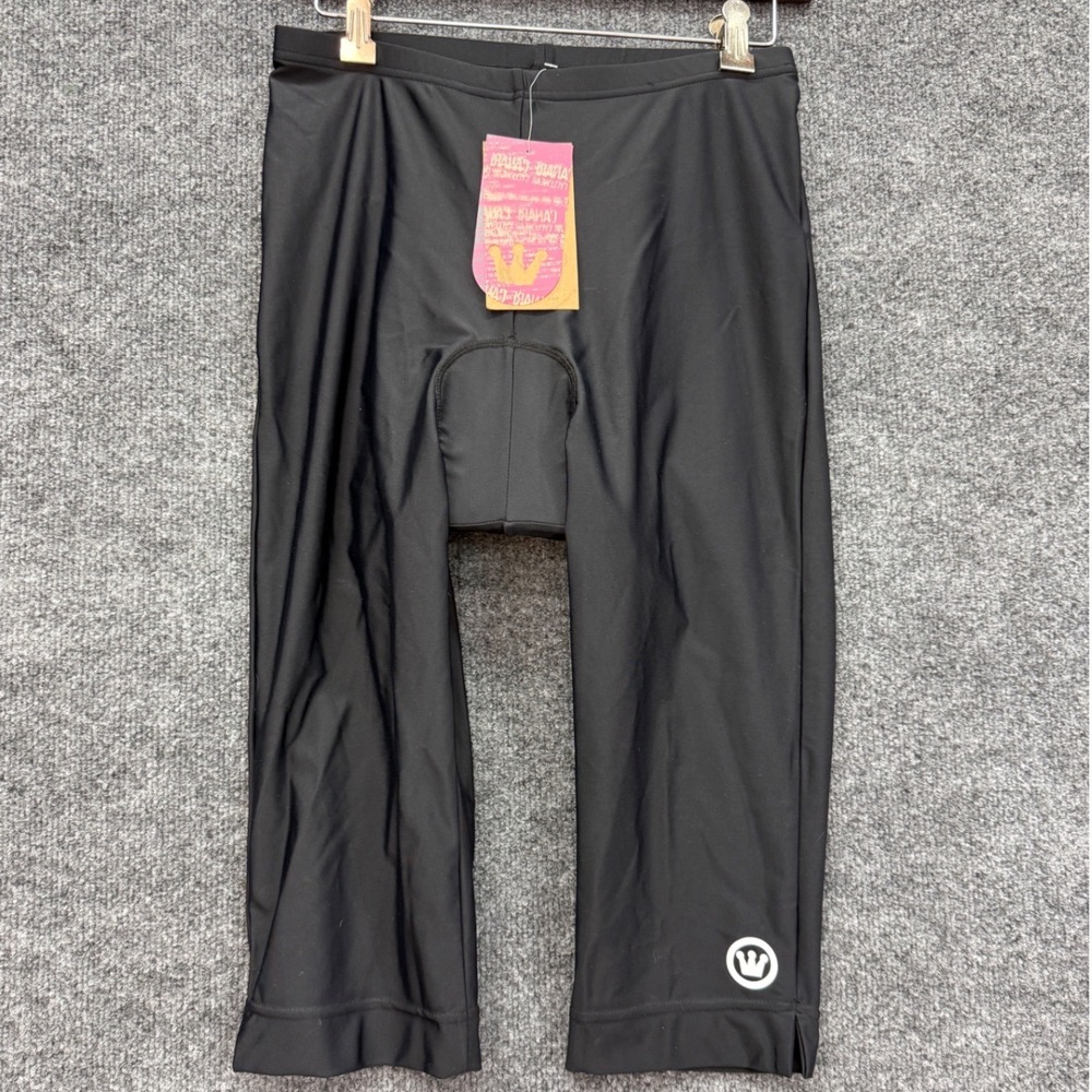 Canari Pro Tour Gel Knicker Womens Large Black Padded Cycling Bike Pants NWT
